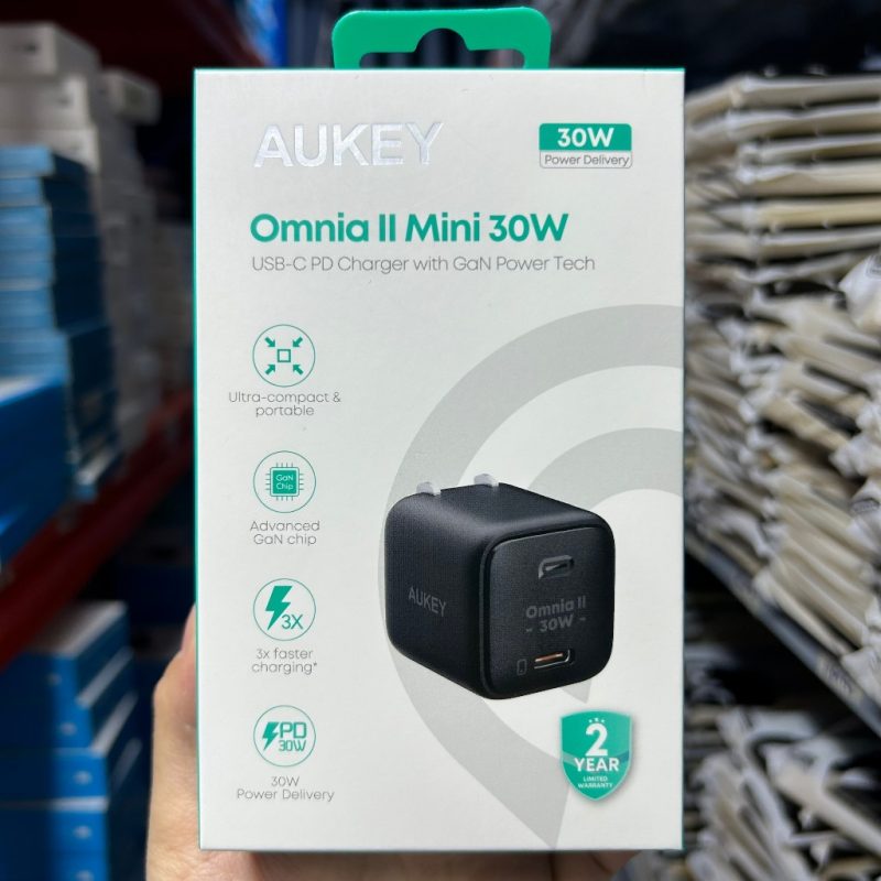B1l Key Aukey PA-B1L - Củ sạc nhanh AUKEY 30W Omnia™ II Gan USB C PD 3.0 PPS ...