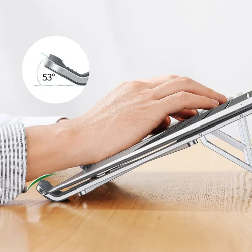 eng pl Ugreen foldable adjustable laptop stand silver LP451 79957 51